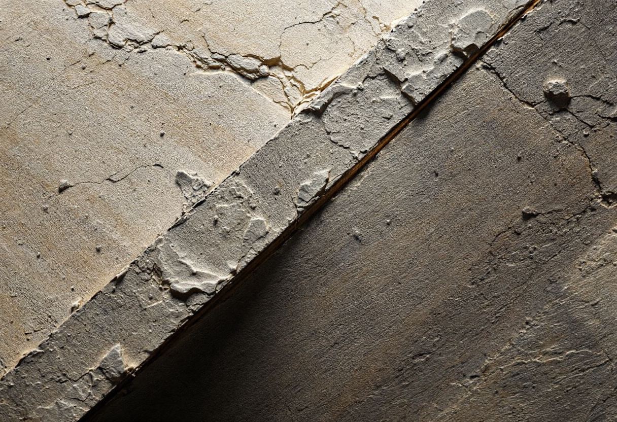 Macro of weathered blonde sandstone with fine mineral grain